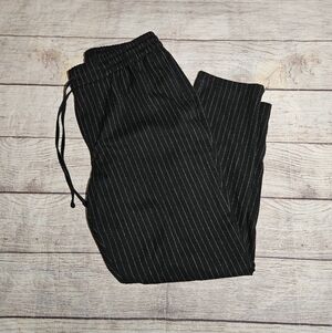 Old navy black pin stripe trouser pants